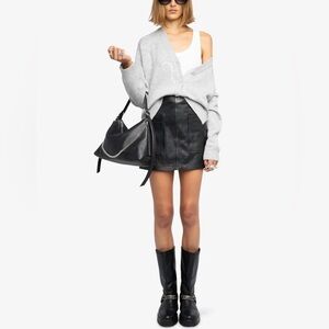 NWT Zadig & Voltaire Mirkaz Strass Embellished Cashmere Cardigan